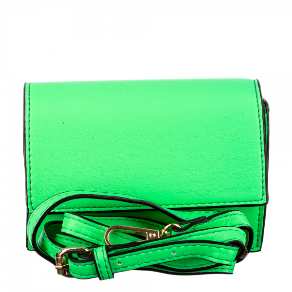 Γυναικεία τσάντα Firika πράσινη νέον, 2 - Kalapod.gr